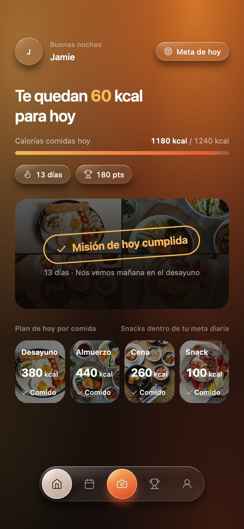 Sello de misión del día completada