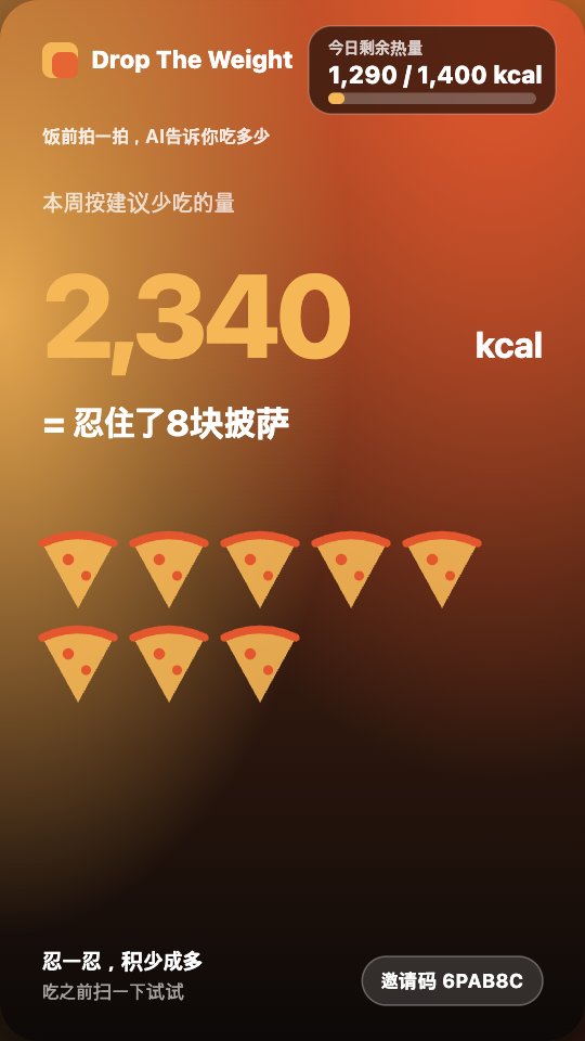 少吃的量卡